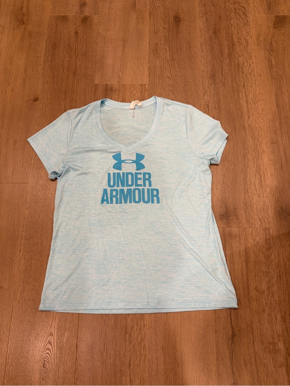 Under Armour Light Blue Women's Short Sleeve Logo Tee